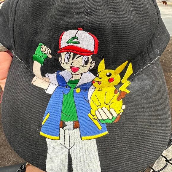 Vintage Pokemon Ask & Pikachu Hat - Picture 2 of 7